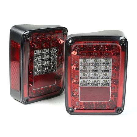 Rugged Ridge 07-16 WRANGLER LED TAILLIGHTS DRIVER/PASSENGER 12403.88